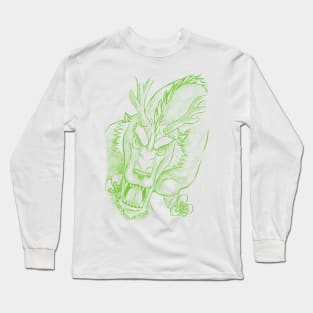 Dragon Of Legend -Green Version Long Sleeve T-Shirt